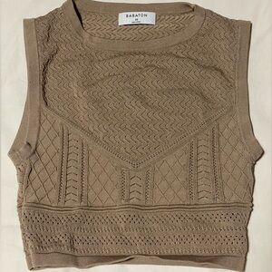 Babaton (Aritzia) woven crop tank